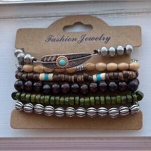 Fashion Jewelry Multicolor Beaded Bracelet Set